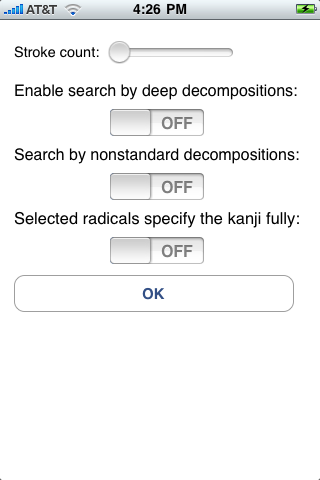 More search parameters More parameters